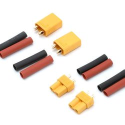 XT30 Connector Set w/HS 2 pairs : FS-XT30/02