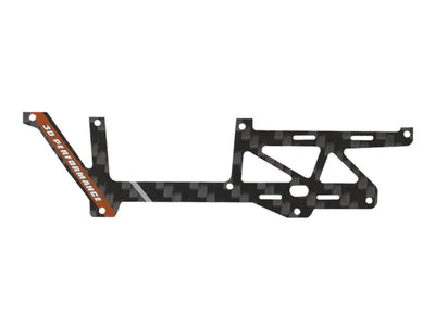 Carbon Side Frame Right (Orange) - OMP M1 EVO : OSHM1213O