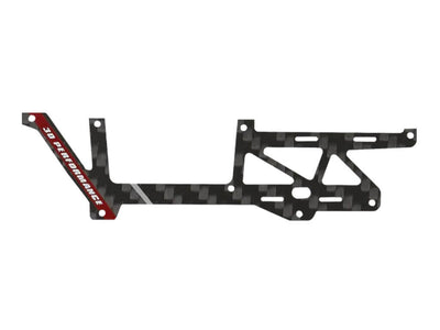 Carbon Side Frame Right (Red) - OMP M1 EVO : OSHM1213R