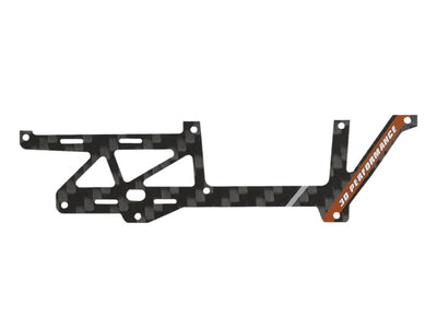 Carbon Side Frame Left (Orange) - OMP M1 EVO : OSHM1214O