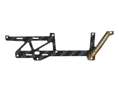 Carbon Side Frame Left (White) - OMP M1 EVO : OSHM1214W
