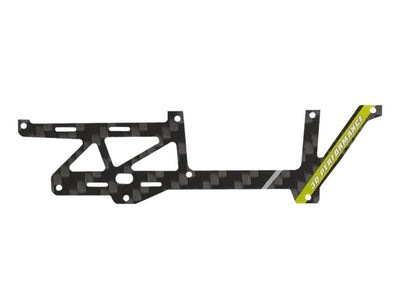 Carbon Side Frame Left (Yellow) - OMP M1 EVO : OSHM1214Y