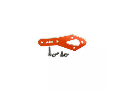 OMPHOBBY M2 V2 Tail Motor Reinforcement Plate Set - Orange : OSHM2123