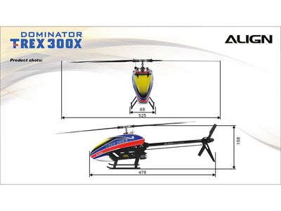 Align T-Rex 300X RTF SUPER COMBO (RH30E03XT)