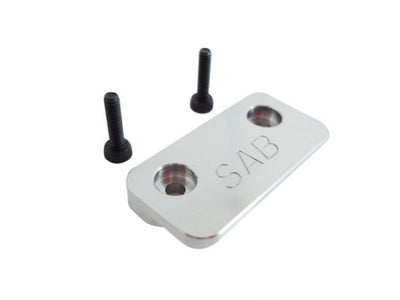 Aluminum CNC Battery Tray Stop - Goblin 630/700/770 : H0150-S - Midland Helicopters