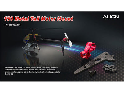 Align T-Rex 150 Metal Tail Motor Mount : H15T003XXT - Midland Helicopters