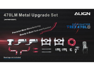 Align T-Rex 470LM Metal Upgrade Set : H47H015XXT - Midland Helicopters