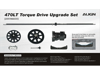 Align T-Rex 470LT Torque Drive Upgrade Set : H47T029XXT