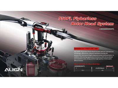 Align T-Rex 550FL Flybarless Rotor Head System : H55H002XXT - Midland Helicopters