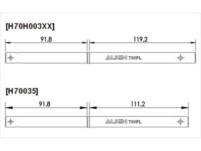 Align T-Rex 700FL Main Shaft Set : H70H003XXT