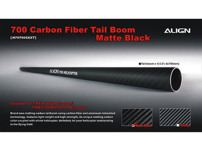 Align T-Rex 700 Carbon Fiber Tail Boom (Matt Black) : H70T005XXT