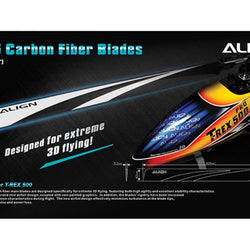Align NEW 425 Carbon Fiber Blades (HD420FT) - Midland Helicopters