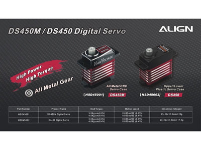 Align DS450M Digital Servo (CNC Metal Cased) : HSD45001T