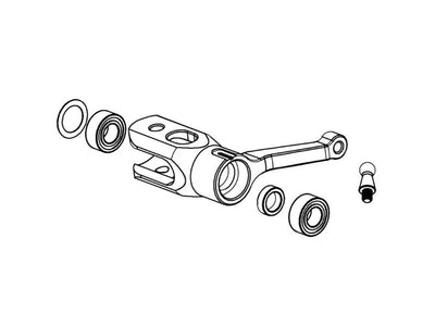 Main Rotor Holder Set - OMP M2 EVO : OSHM2309