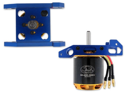 Hirobo Motor Mount Conversion Kit (Bolt Spacing 25mm) : Motor_Mount_C_25