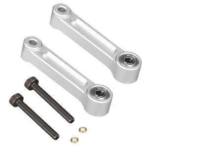 OMP M4 Swashplate Driver Arm Set (Silver) : OSHM4012S