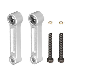 OMP M4 Swashplate Driver Arm Set (Silver) : OSHM4012S