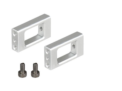 OMP M4 Tail Servo Mount Set (Silver) : OSHM4055S
