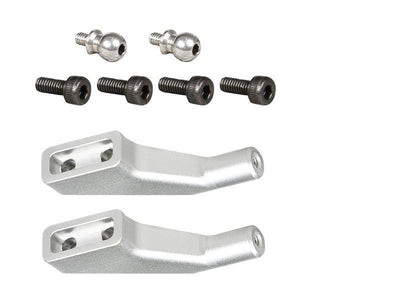 OMP M4 Main Rotor Grip Arm Set (Silver) : OSHM4010S