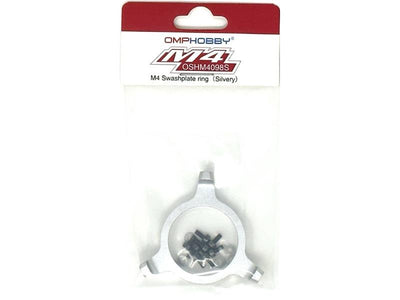 OMP M4 Swashplate ring ? Silver : OSHM4098S