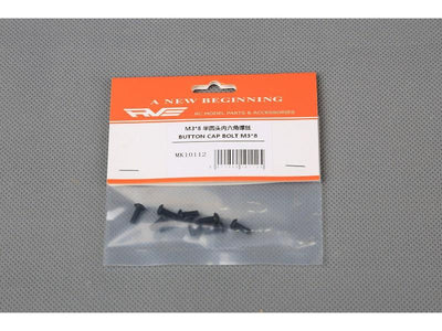 Button Cap Bolt M3*8 : RVE-10112