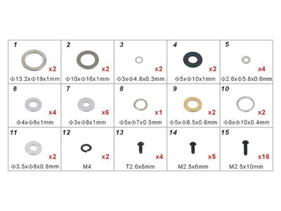 TN70 Screw Parts : HN70Z002XXT