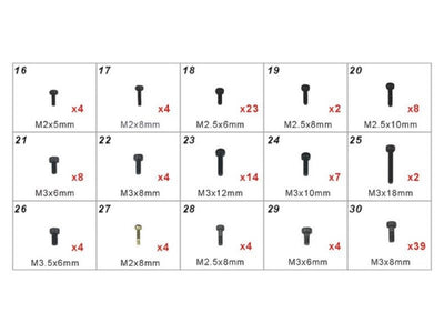 Align TB70 Screw Parts : HB70Z004XXT