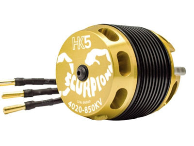 Scorpion HK5-4020-850kv Motor (RAW 500) : SC-HK5_4020_850