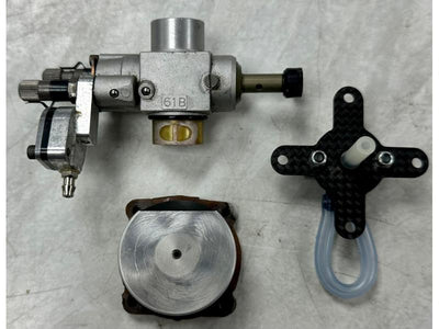 OS Engine OS61B Pumped Carburettor + Backplate (Second Hand) : MHSH30