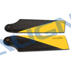 Align 95 Carbon Fibre Tail Blade - Yellow : HQ0950ET