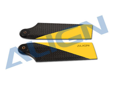 Align 95 Carbon Fibre Tail Blade - Yellow : HQ0950ET