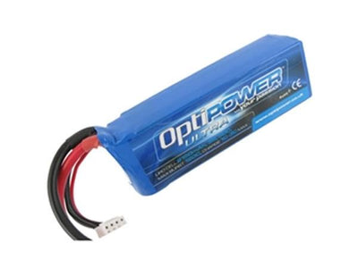 Optipower Ultra 50C Lipo Battery 2150mah, 3S, 12AWG : OPR21503S-50C