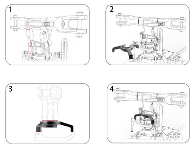 XLPower Nimbus 550 Swashplate Leveller : XL55A09