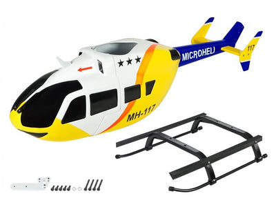 Airbrush Fibreglass EC145 Scale (D) - OMP Hobby M2 / EVO : MH-M2EV-SE14