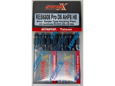RCPROPLUS PRO D6 Connector Housing Pack : REB6808PROD6AHP8