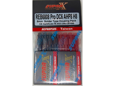 RCPROPLUS PRO DC6 Connector Housing Pack : REB6808PRODC6AHP8