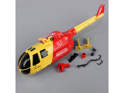 Twister Fuselage Body Yellow/Red for BO-105 : TWST4001067