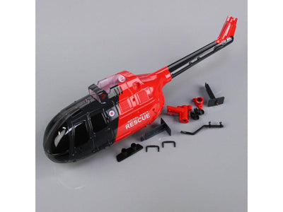 Twister Fuselage Body Grey/Red for BO-105 : TWST4001067-1