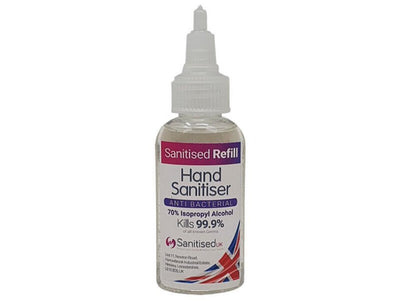 Hand Sanitiser 70% ISO Alcohol : 50ml : SAN50ML