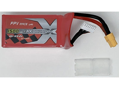 ManiaX 22.2V 1500mah 130C Lipo : MX1500-6S-130