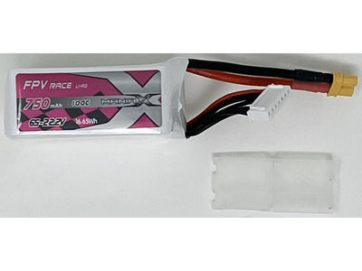 ManiaX 22.2V 750mah 100C Lipo : MX750-6S-100