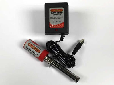 Glowstart (1800mAH 1.2V NiMH) + UK Charger : FS-GS01