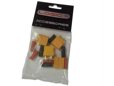 XT90 Connector Set w/HS 2 pairs : FS-XT90/02