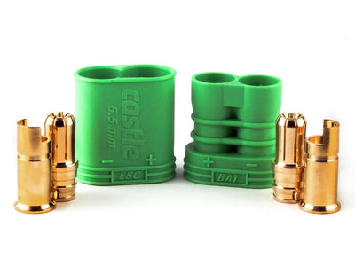 Castle 6.5 mm Polarized Bullet Connector 1pr (011-0053-00) : GC065CCP