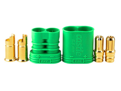Castle 6.5 mm Polarized Bullet Connector 1pr (011-0053-00) : GC065CCP