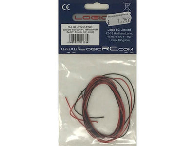 Silicone Wire 30AWG 1M Black/1M Red (11 Strands OD1.2mm) : LGL-SW30AWG