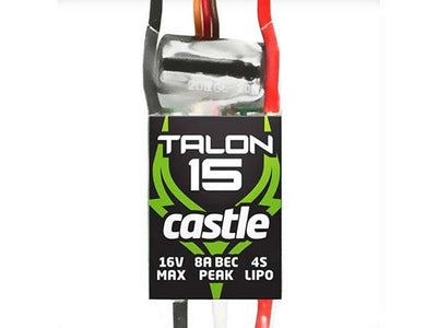 Castle Talon 15, 15AMP ESC 4S MAX HEAVY DUTY : CC12900
