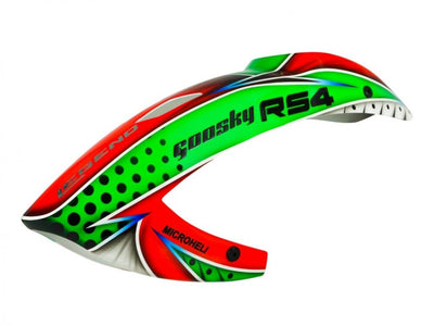 Airbrush Fiberglass Green Hunter Canopy - GOOSKY RS4 : MH-GRS4080GH