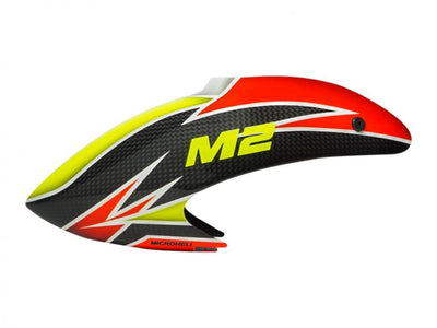 Airbrush Carbon Fiber Warrior Canopy - OMP Hobby M2 / EVO : MH-M2EV100WA