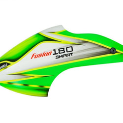 Airbrush Fiberglass Green Mask Canopy - BLADE FUSION 180 Smart : MH-F18S080GM